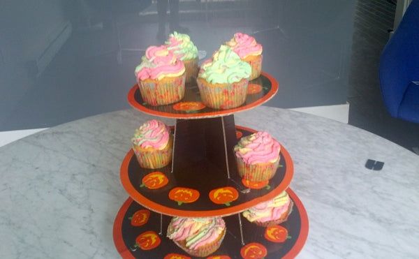 CUPCAKE VANILLE AU GLACAGE ALLEGE TRICOLORE